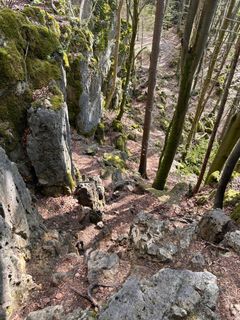 Foto de Norbert Herbig a lo largo del recorrido