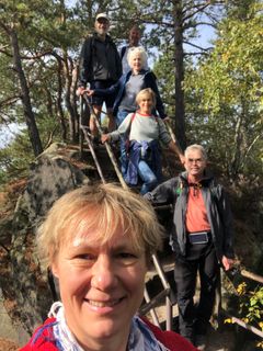 Fotografie z Jutta Loesenbeck na trase