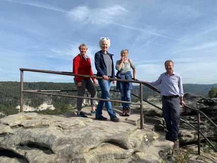 Foto de Jutta Loesenbeck a lo largo del recorrido