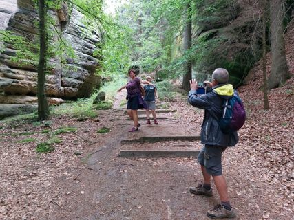 Photo de Jörg Rost le long du parcours