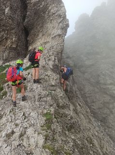 Foto de giovmaria moretti a lo largo del recorrido