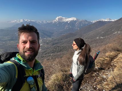 Foto von Fabio Infanti entlang der Tour