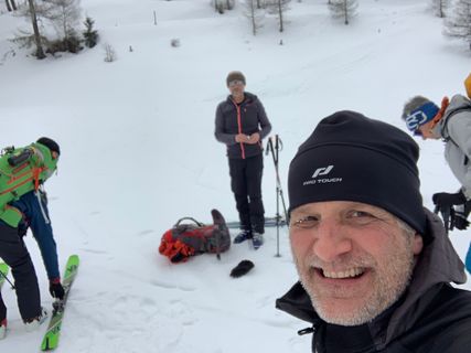 Photo de Andreas Frei le long du parcours