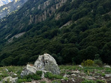 Photo de Toni Lerda le long du parcours