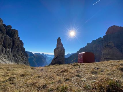 Zdjęcie z Fabio Infanti wzdłuż trasy