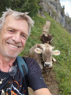 Photo de Thomas Klein le long du parcours