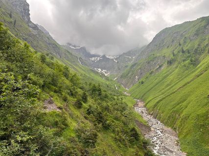 Photo de Norbert Herbig le long du parcours