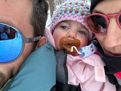Foto de Fabio Infanti a lo largo del recorrido