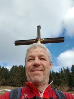 Foto von Harald entlang der Tour