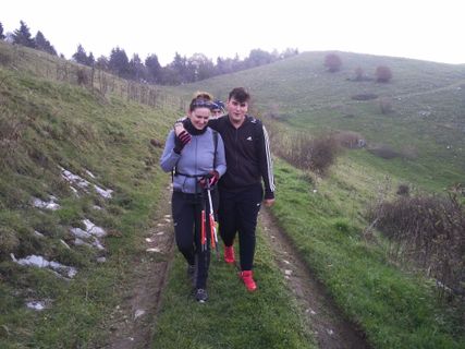 Foto von Ugo Rocca entlang der Tour