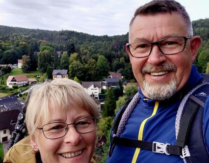 Foto von Jörg Rost entlang der Tour