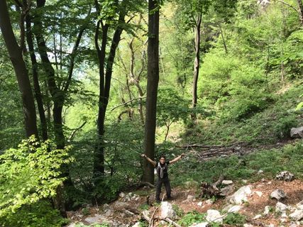 Foto von Fabio Infanti entlang der Tour