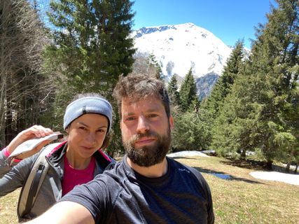 Foto von Fabio Infanti entlang der Tour