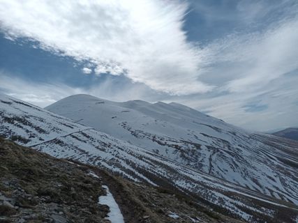 Foto de Gabriele Cucchi a lo largo del recorrido