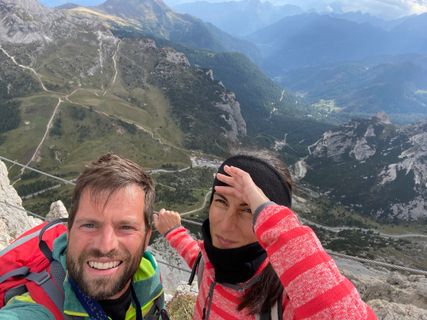 Foto von Fabio Infanti entlang der Tour