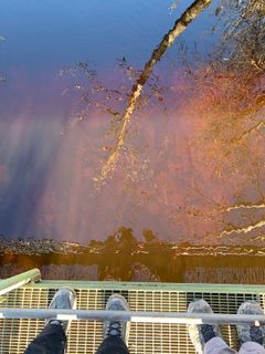 Foto de Kerstin Müller a lo largo del recorrido