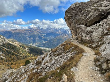 Foto de Andreas Mader a lo largo del recorrido