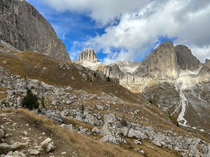Foto de Andreas Mader a lo largo del recorrido