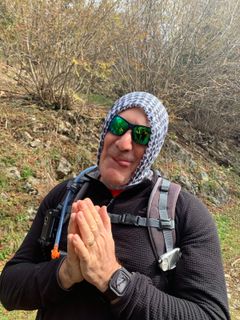 Foto von Ugo Rocca entlang der Tour