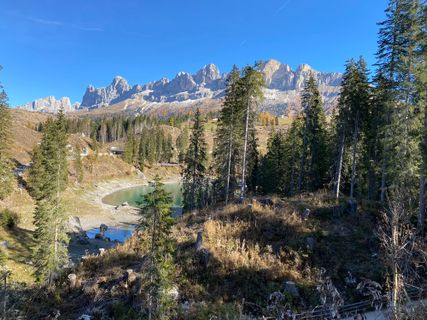 Foto de Fabio Infanti a lo largo del recorrido