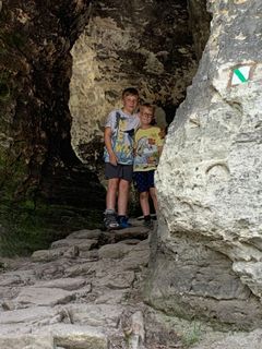 Foto von Evelin Wagner entlang der Tour