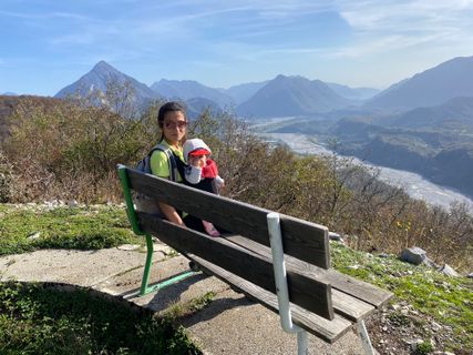 Foto von Fabio Infanti entlang der Tour