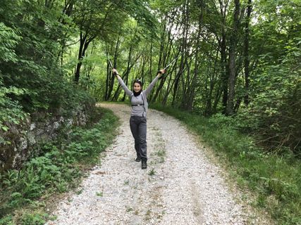 Fotografia z Fabio Infanti na trase