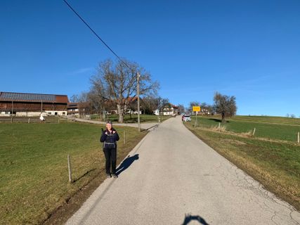 Photo de Kerstin Müller le long du parcours