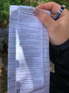 Zdjęcie z Christian Stebegg wzdłuż trasy