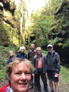 Foto von Jutta Loesenbeck entlang der Tour
