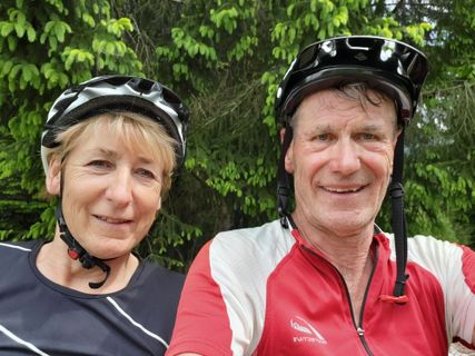 Photo de Josef Stein le long du parcours