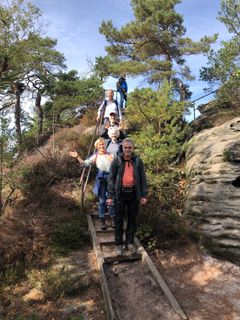 Foto de Jutta Loesenbeck a lo largo del recorrido