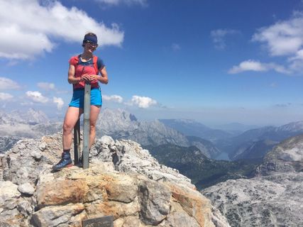 Foto von Monika Deisenberger entlang der Tour