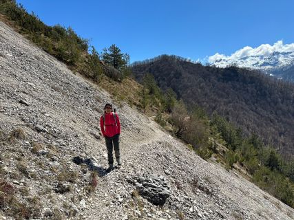 Foto von Fabio Infanti entlang der Tour