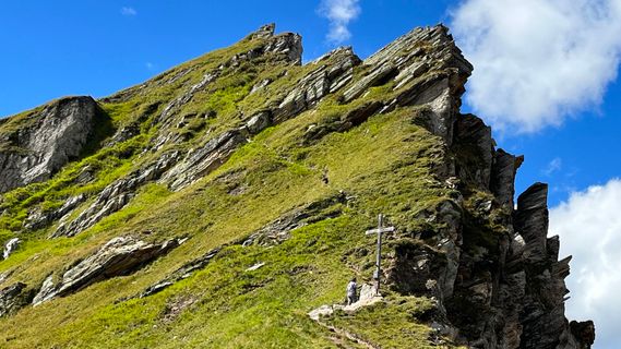 Photo de Katja Hechler le long du parcours