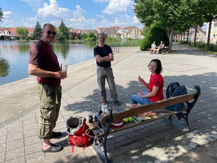 Fotografia z Mathias Weiß na trase