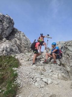 Foto de giovmaria moretti a lo largo del recorrido