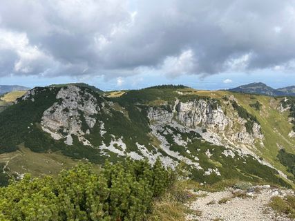 Photo de Norbert Herbig le long du parcours
