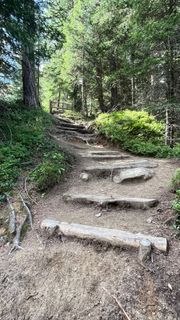 Photo de Katja Hechler le long du parcours