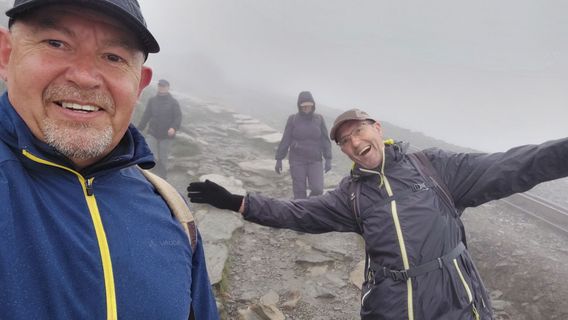 Photo de Jörg Rost le long du parcours