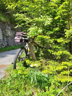 Foto de Josef Stein a lo largo del recorrido