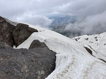 Photo de Norbert Herbig le long du parcours