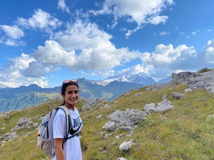 Foto von Fabio Infanti entlang der Tour