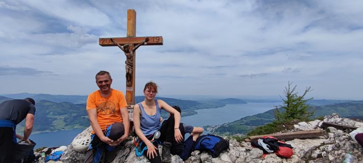 Fotografie z Peter Woerther na trase