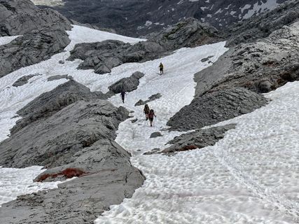Foto de Norbert Herbig a lo largo del recorrido