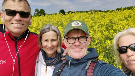 Foto von Bernd Schmitt entlang der Tour