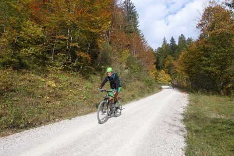 Foto von Johann Gehringer entlang der Tour