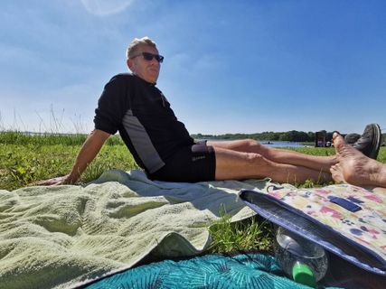 Foto von Bernd Schmitt entlang der Tour