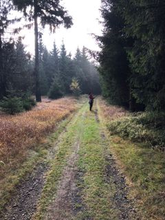 Photo de Christian Schulz le long du parcours