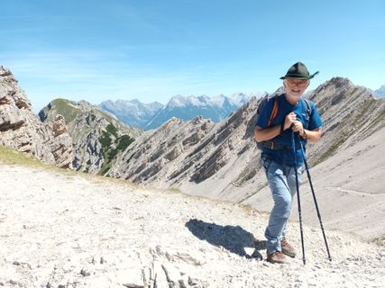 Foto von Gabriele Cucchi entlang der Tour